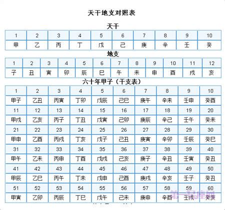 天干查詢|天幹地支